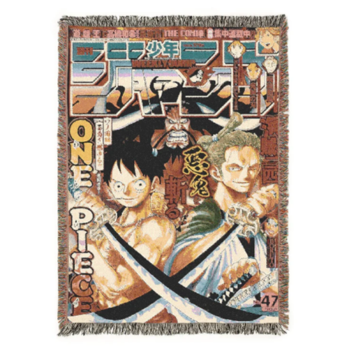 Woven Anime Blanket – Authentic Feel, Premium Craft